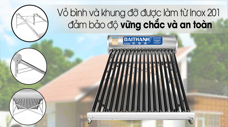 Máy nước nóng năng lượng mặt trời Đại Thành Classic