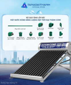 Máy năng lượng mặt trời Đại Thành Core 58-18 (180L)